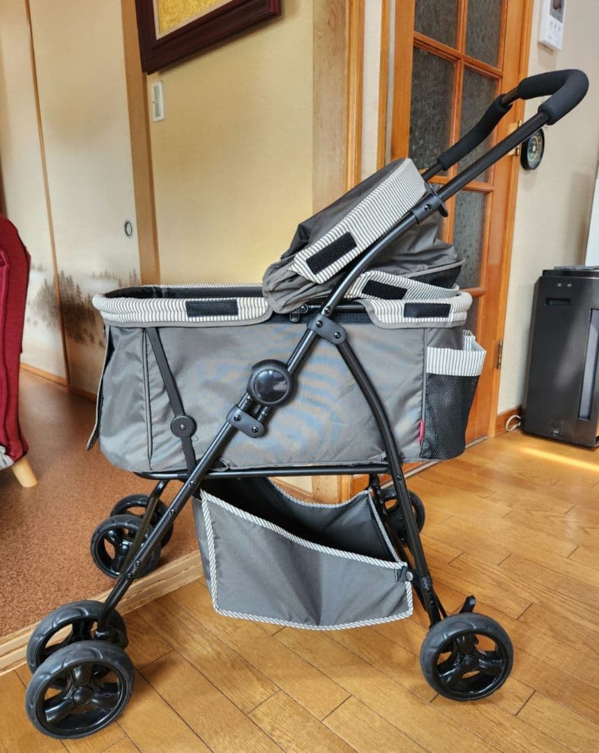 風ちゃん　GEXペットカート 多頭用DX plus