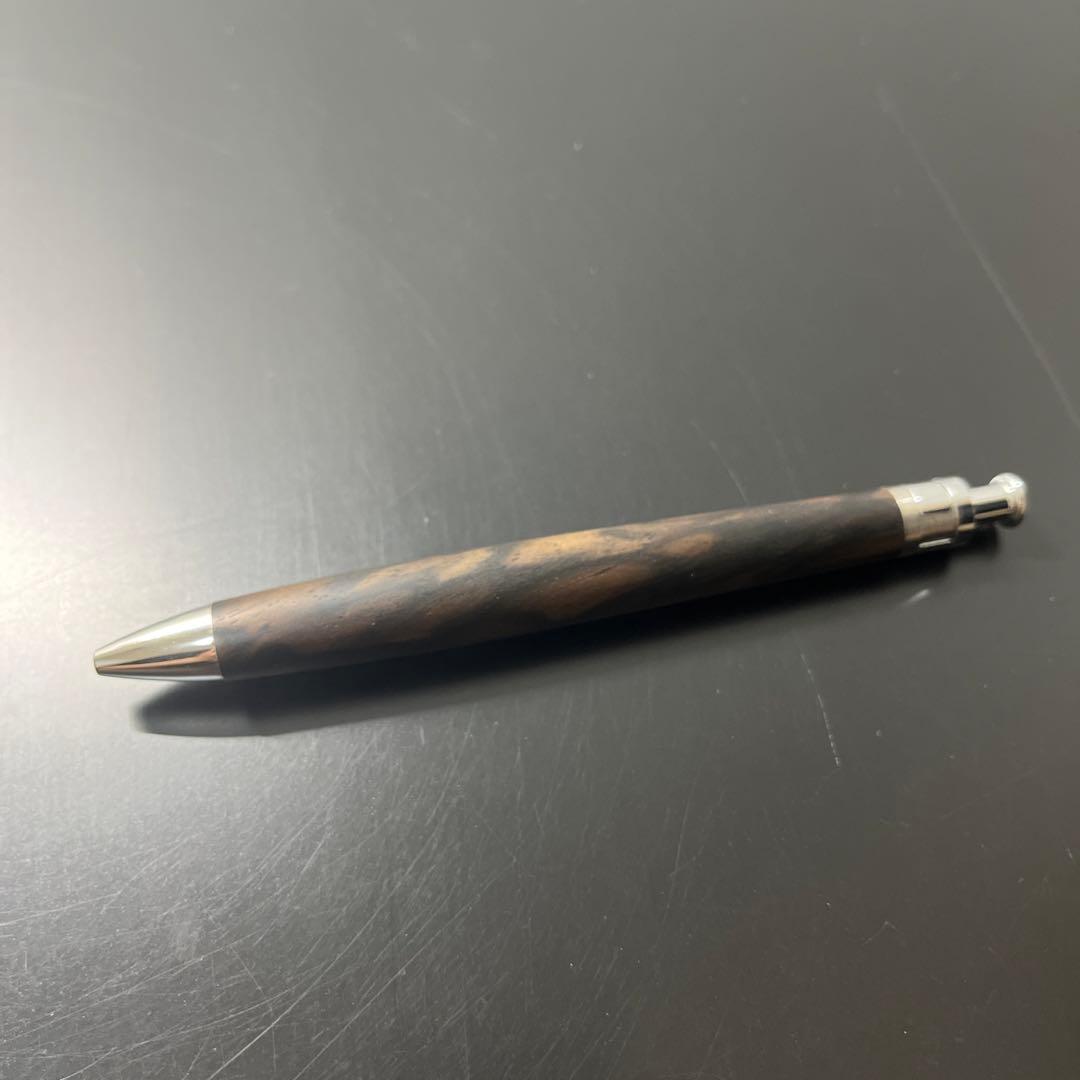 工房楔　黒柿　孔雀木　ボールペン