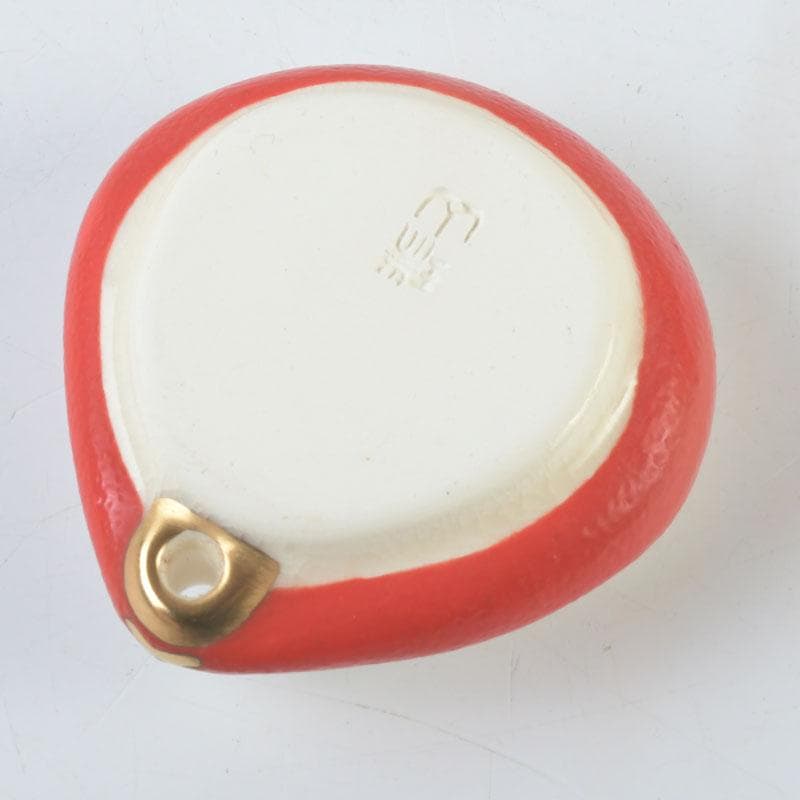 茶道具　萬古焼　加賀瑞山造　はじき猿　香合　共箱　V　9804