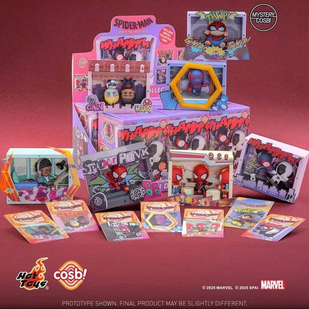 ホットトイズ　コスビコレクション　スパイダーマン 6体入り　未開封シュリンク付き