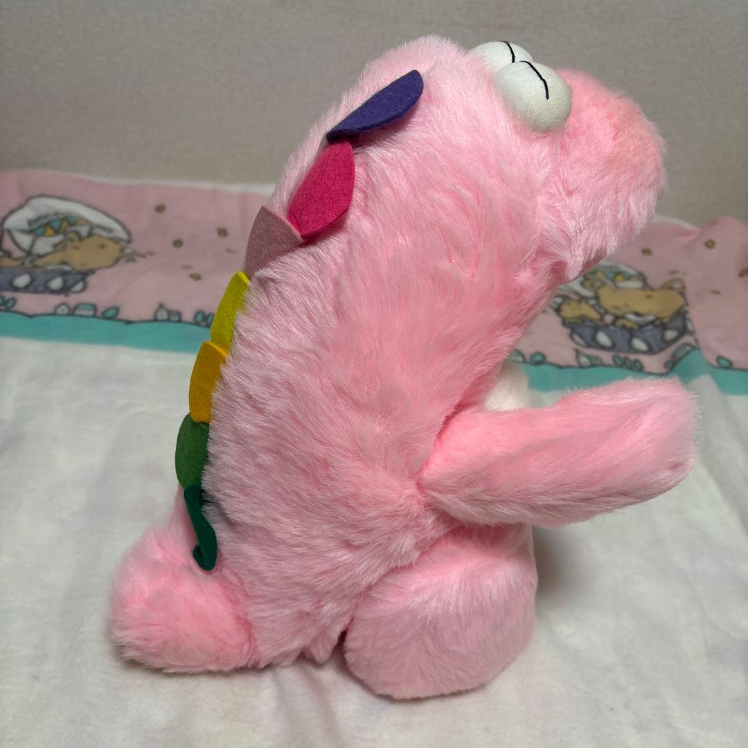 昭和レトロ バンダイ プチ.アムール ごきげんザウルス 大サイズ 紙タグつき