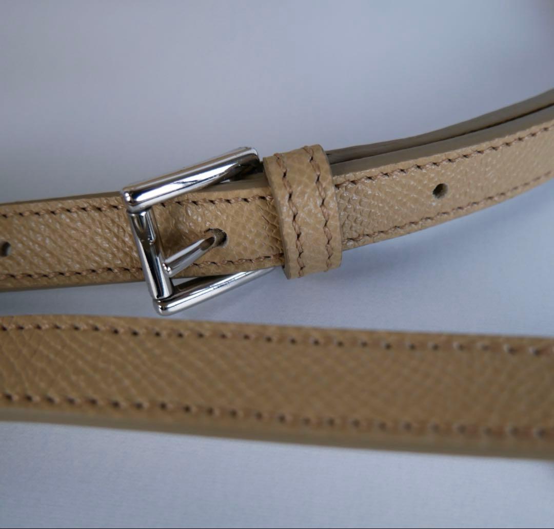 ✨新品未使用保管品✨ モラビト MORABITO　ディアンヌ　ベージュ シボ革