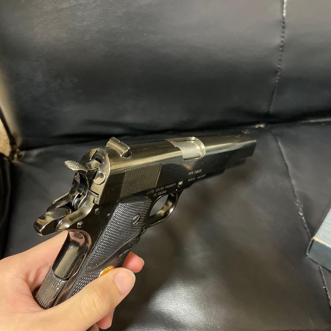 M1911A1 ブラック　メタルフィニッシュ　モデルガン