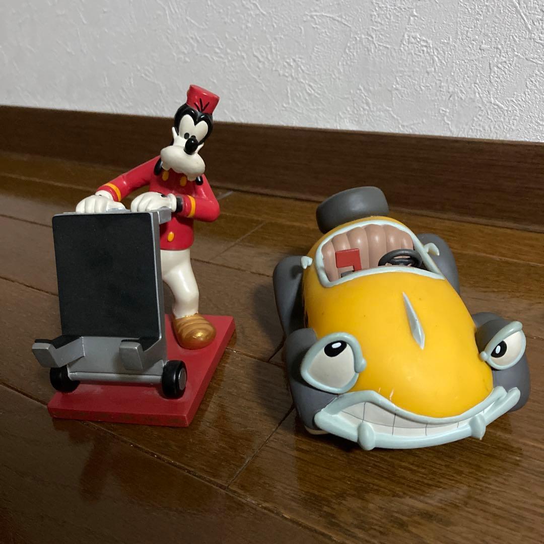 ロジャーラビット　ベニーザキャブ　メディコムトイ　グーフィスマホ台　フィギュア