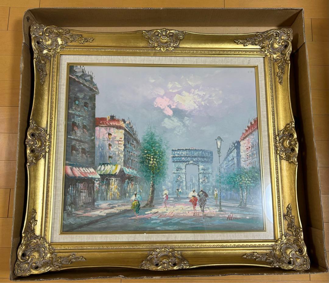 油絵　作者不明