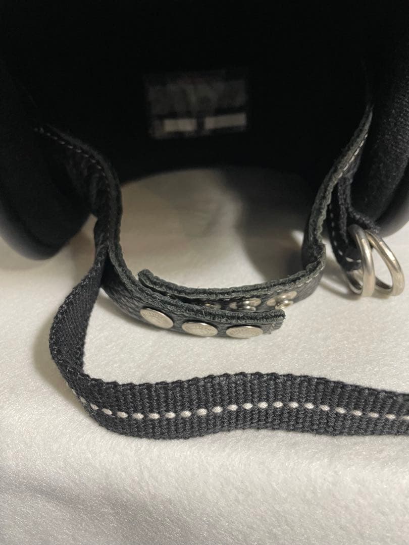 tt&co スーパーマグナムダブルストラップ仕様ヘルメット　バブルシールドミラー