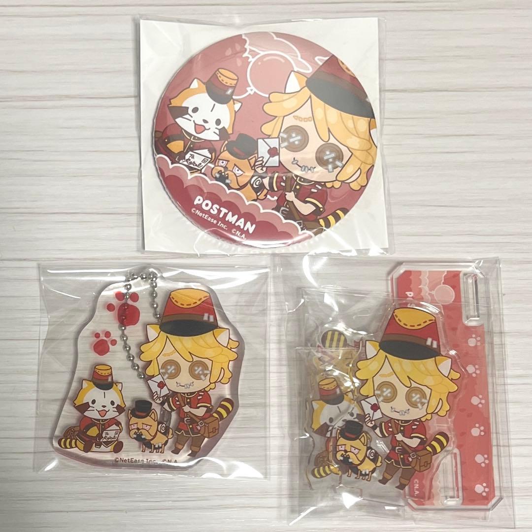 【2131】第五人格 ポストマン 楽コレ ラスカル 缶バッジ アクリルスタンド