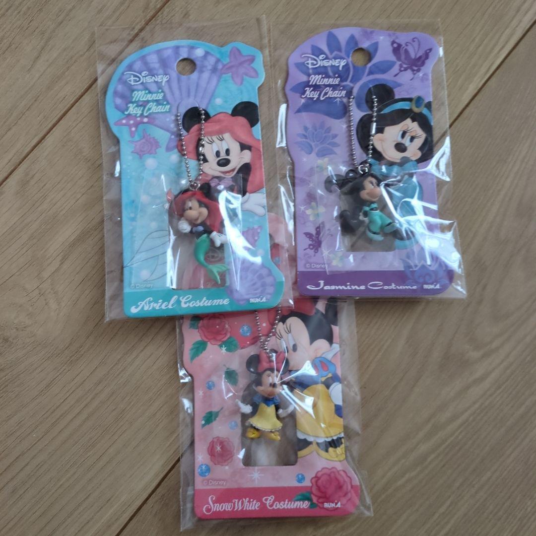 激レア！ディズニー ミニーマウス コスチュームキーチェーンセット