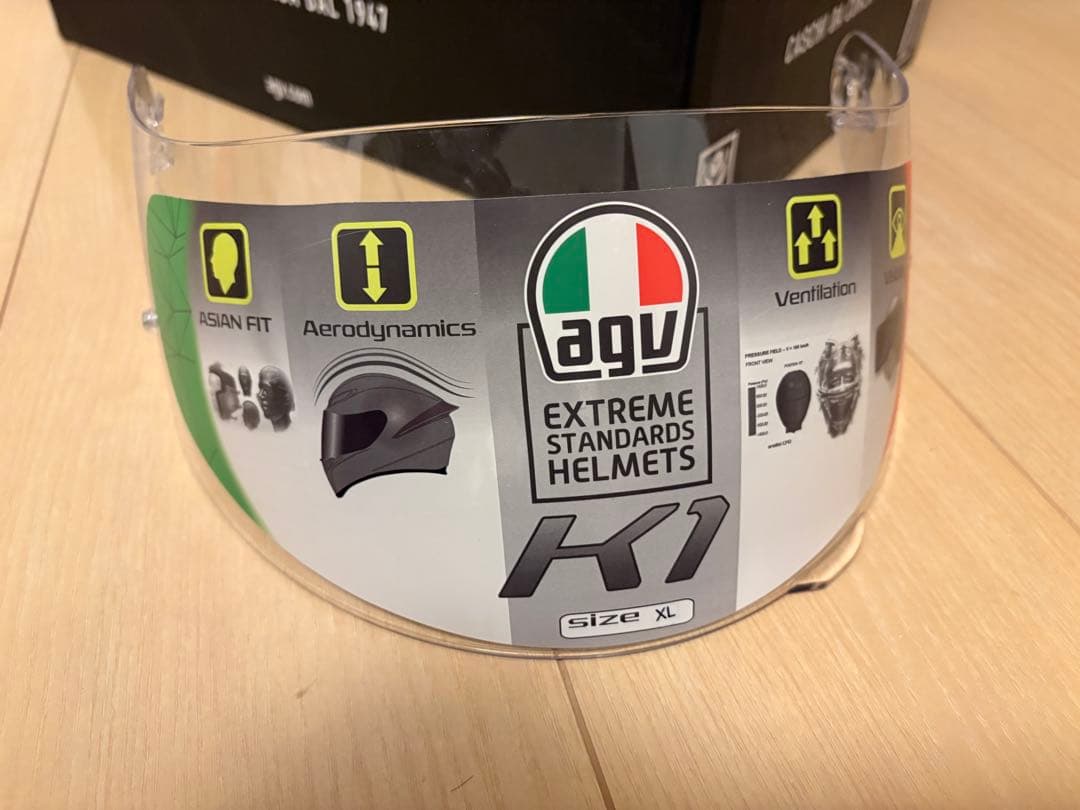 AGV K1 フルフェイスヘルメット マットブラック Lサイズ