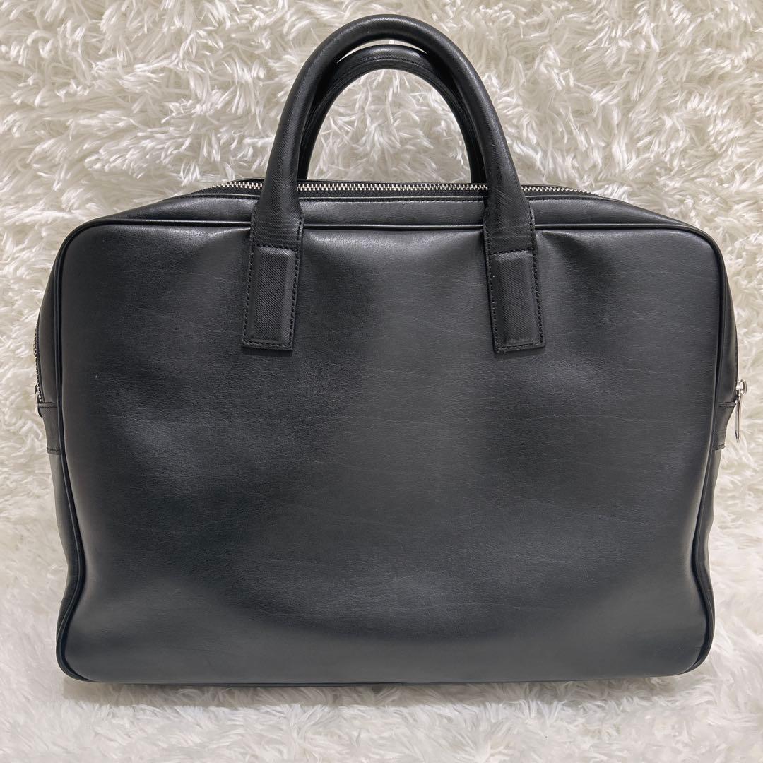 ポールスミス ビジネスバッグ ブリーフケース レザーブラック 2WAYショルダー