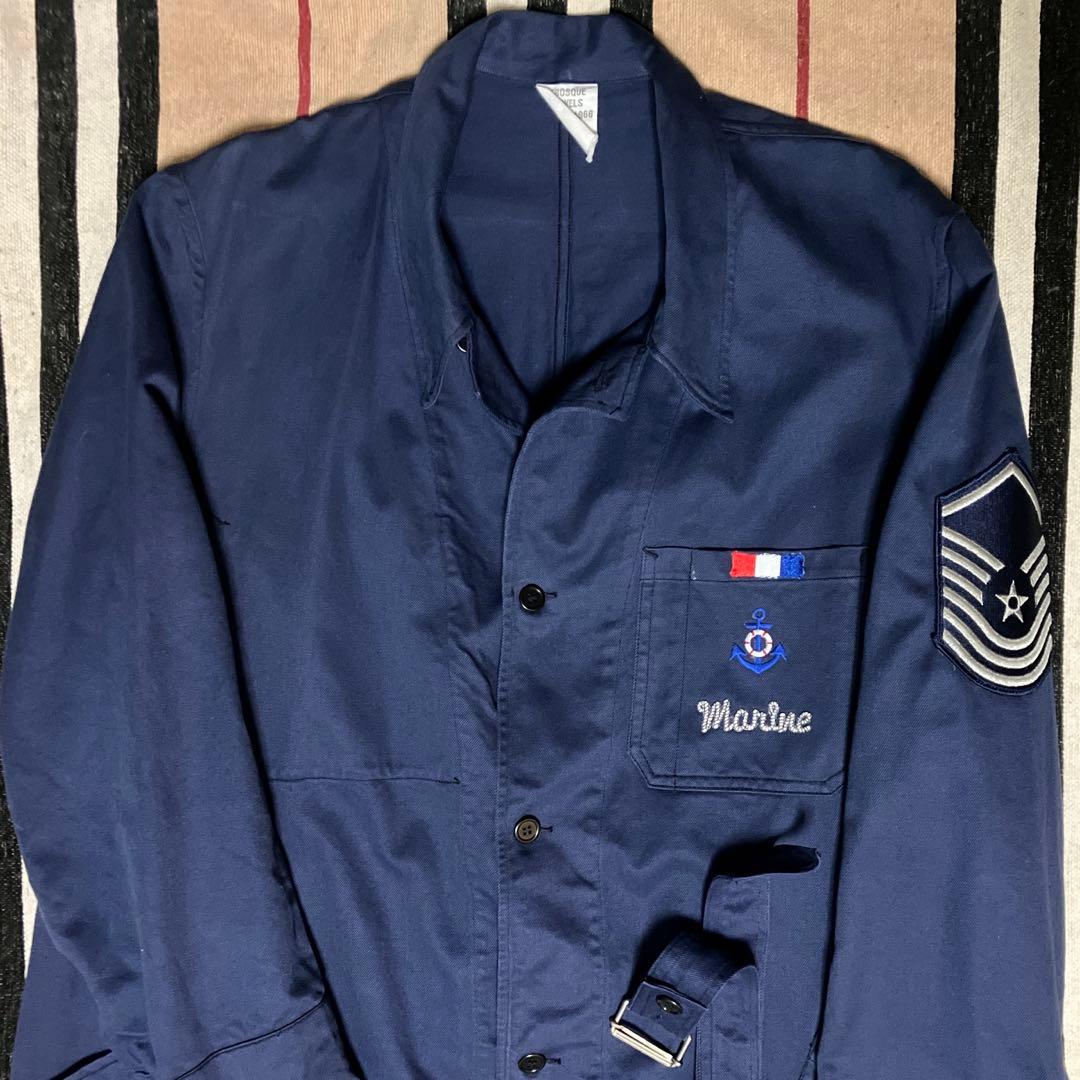 ロングコート【フランス海軍、直輸入・将校軍装】希少品