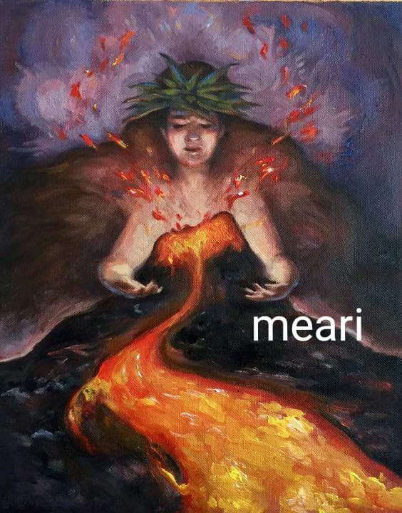 ペレ 手描き油絵 オリジナル 原画