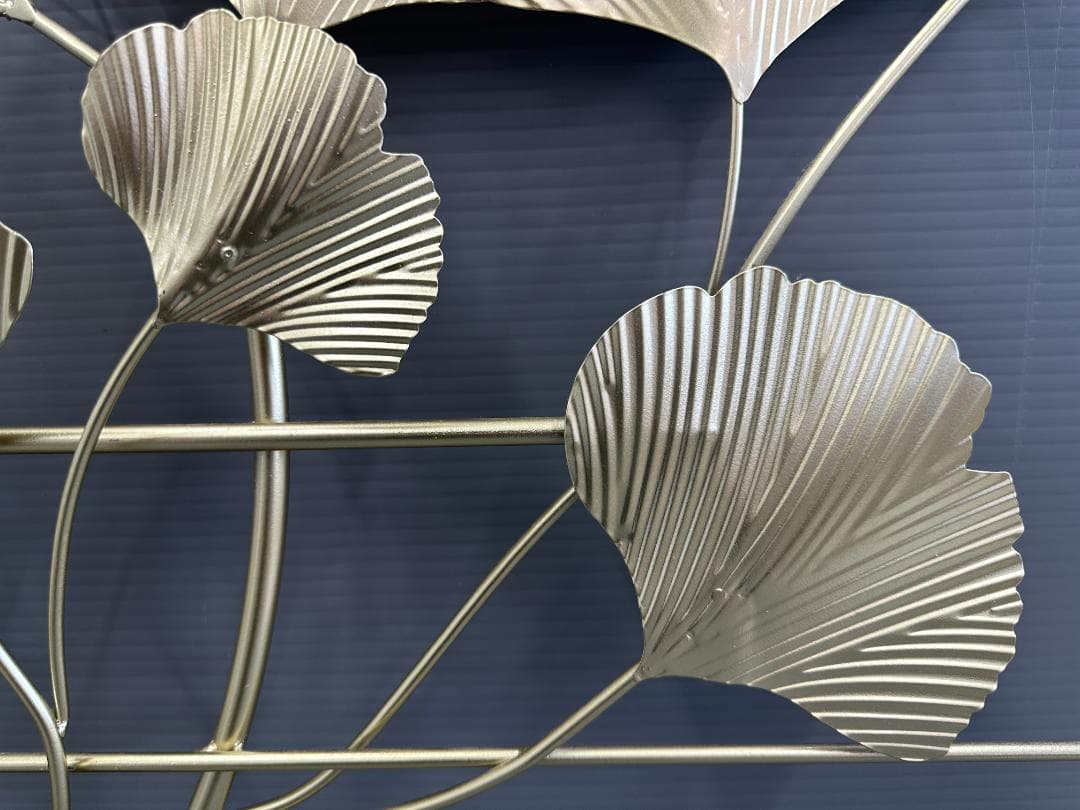 ウォールクロック　壁掛け時計　真鍮　ゴールド