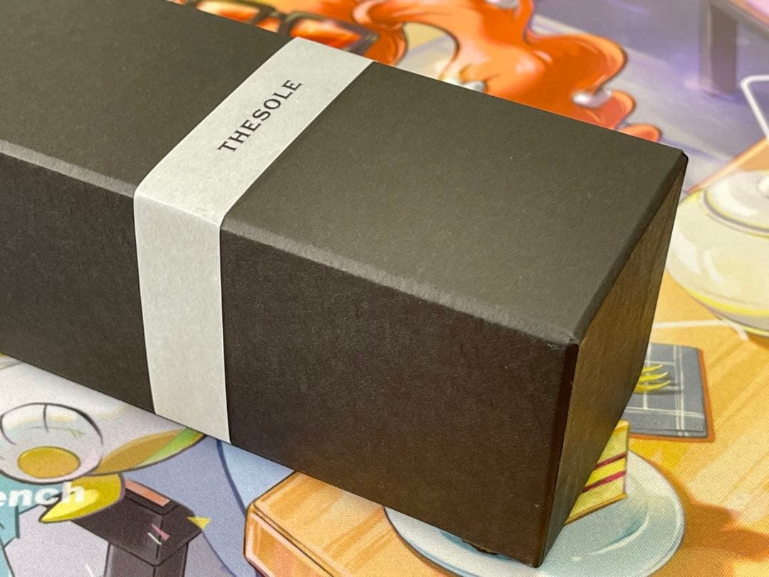 【新品】THE SOLE 山羊毛 象革 洋服ブラシ ブラック