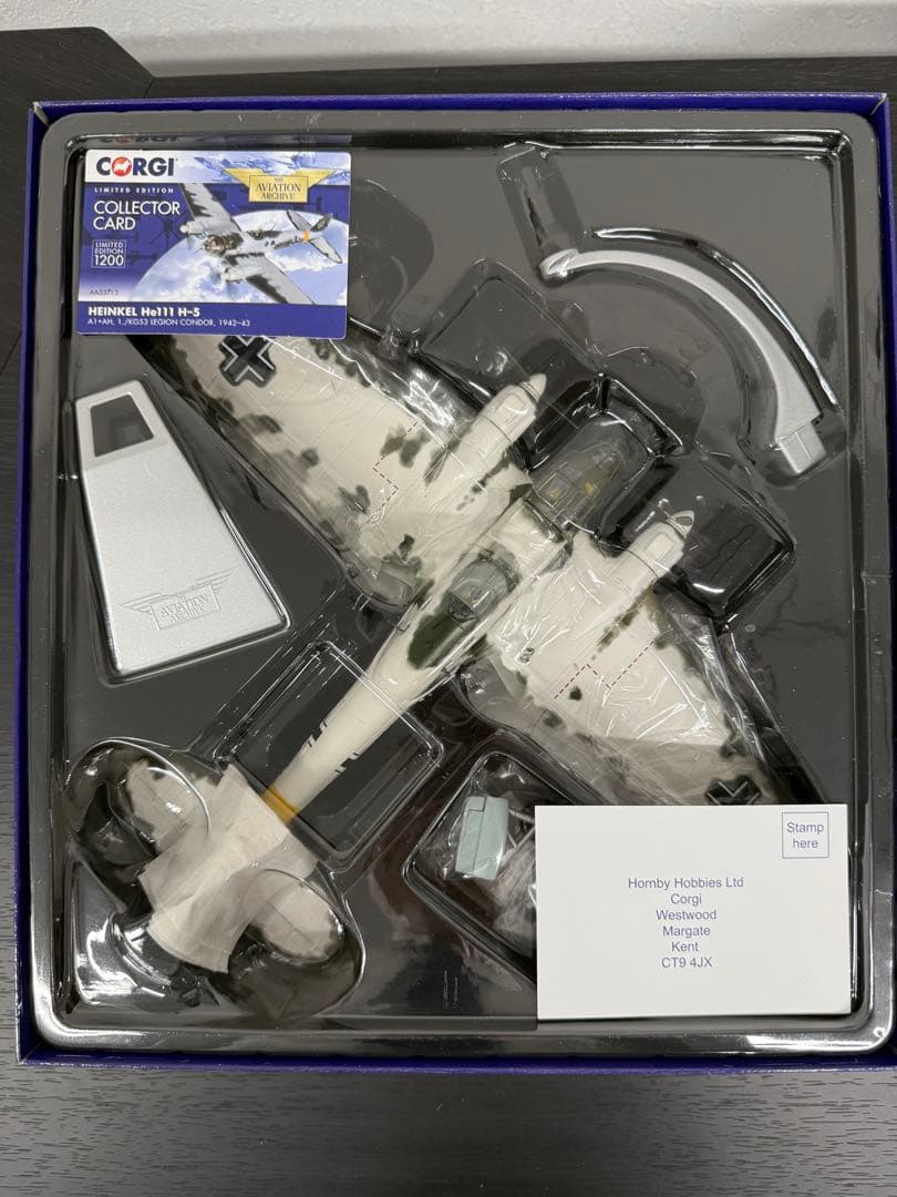 ★限定版・美品★Corgi He111 H-5 航空機モデル 1/72スケール♪