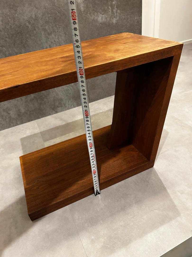 HIROMATSU天然木ウォールナット:サイドテーブル