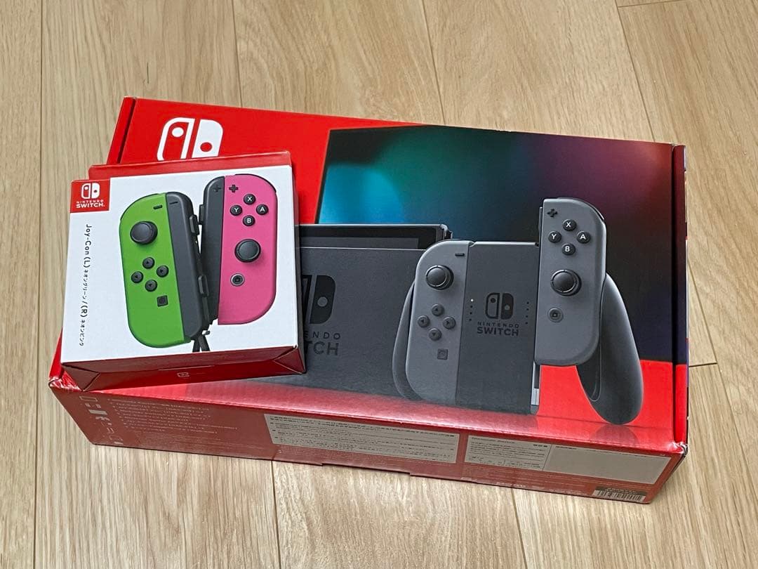 Nintendo Switch 本体　Joy-Con追加セット　ケース付き