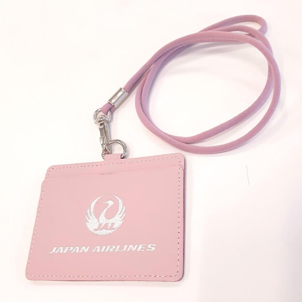 新品♪JAL 日本航空 IDケース 定期券入れ 社員証入れ ネックストラップ