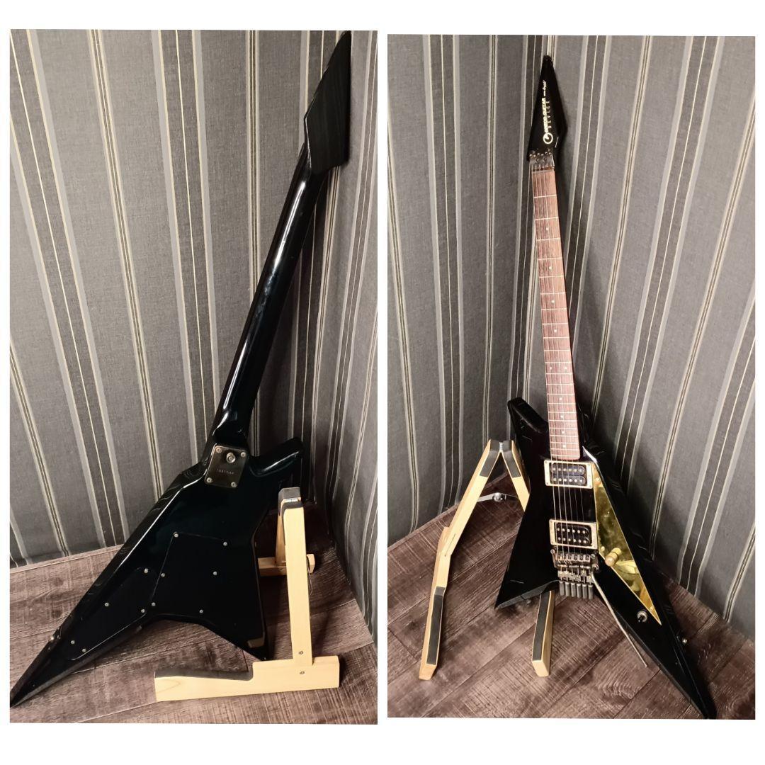 80s 廃盤 Greco DEVICE 変形エレキギター ランディ ケース付き