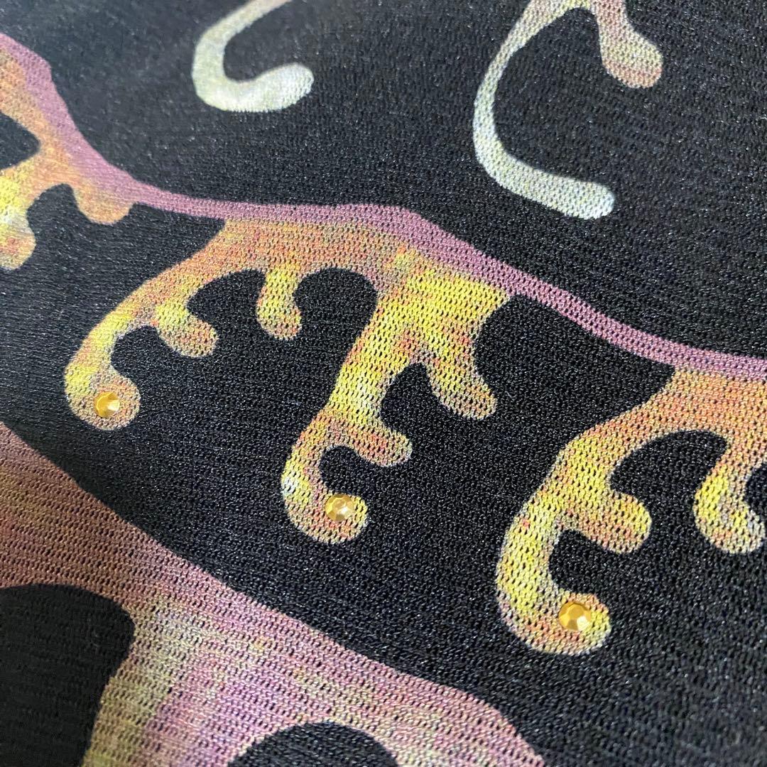 【ヴィヴィアンタム】希少　曼荼羅　ドラゴン　パワーネット　ロングスカート　総柄