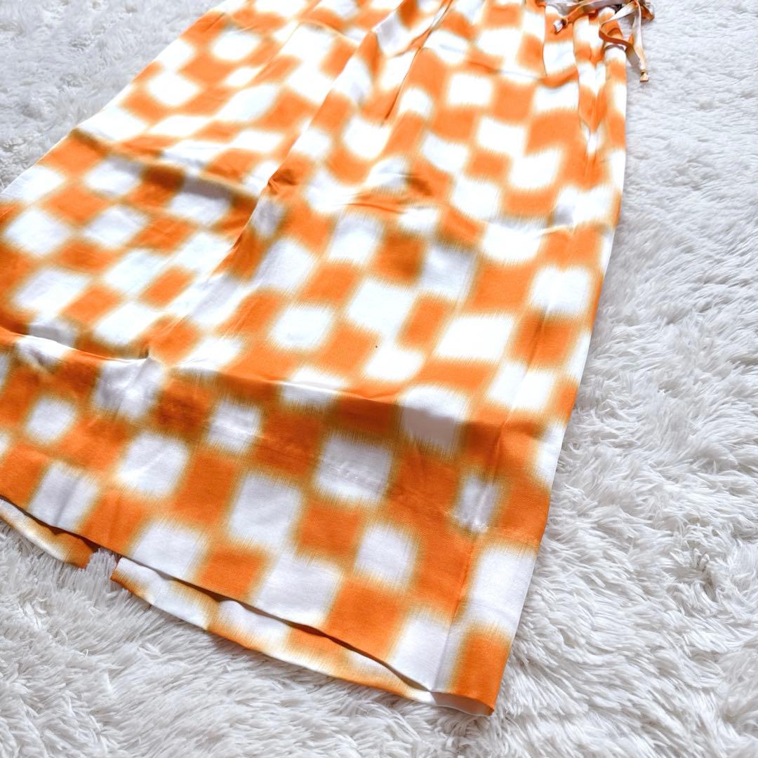 極美品 Dries Van Noten チェック柄 スカート 34 総柄