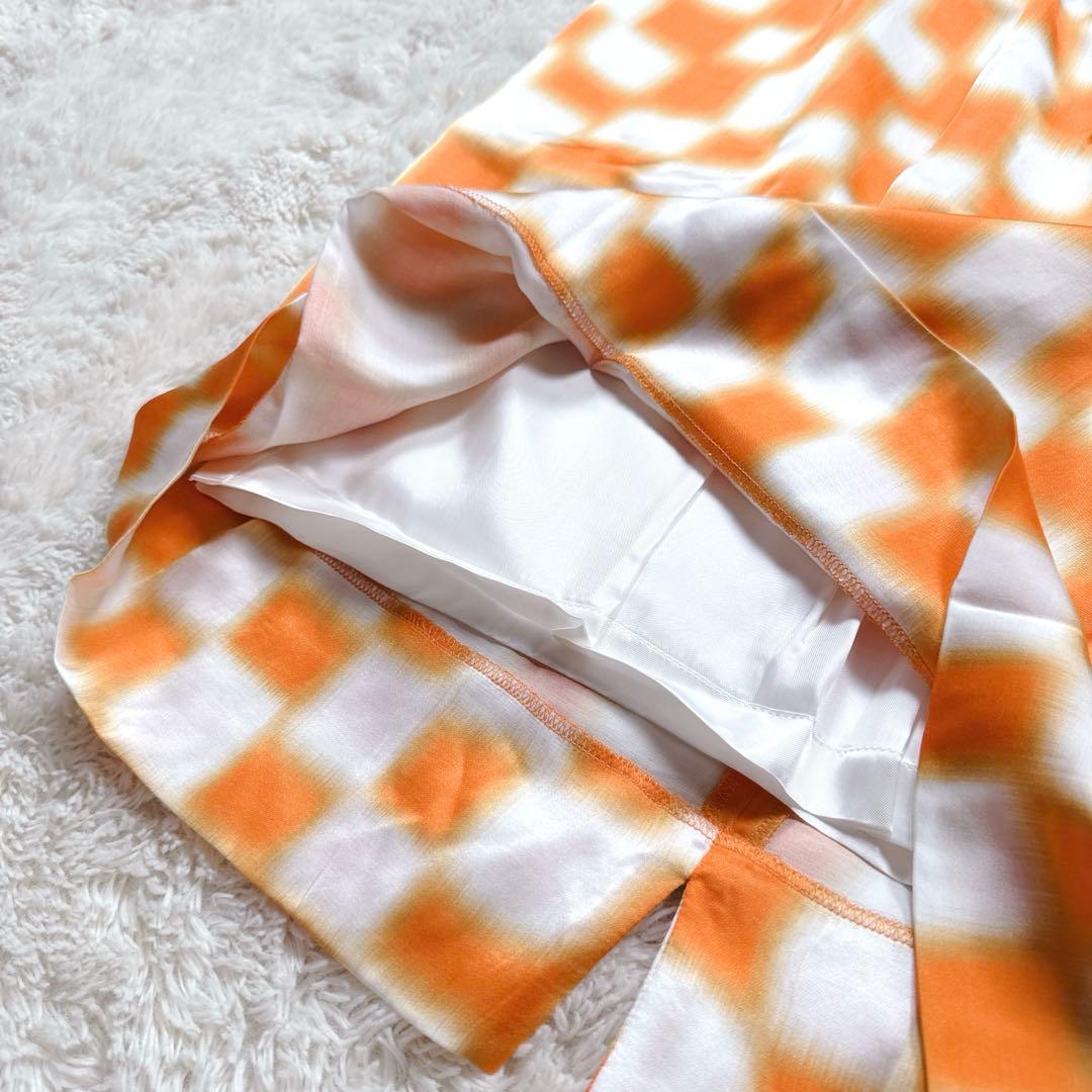 極美品 Dries Van Noten チェック柄 スカート 34 総柄