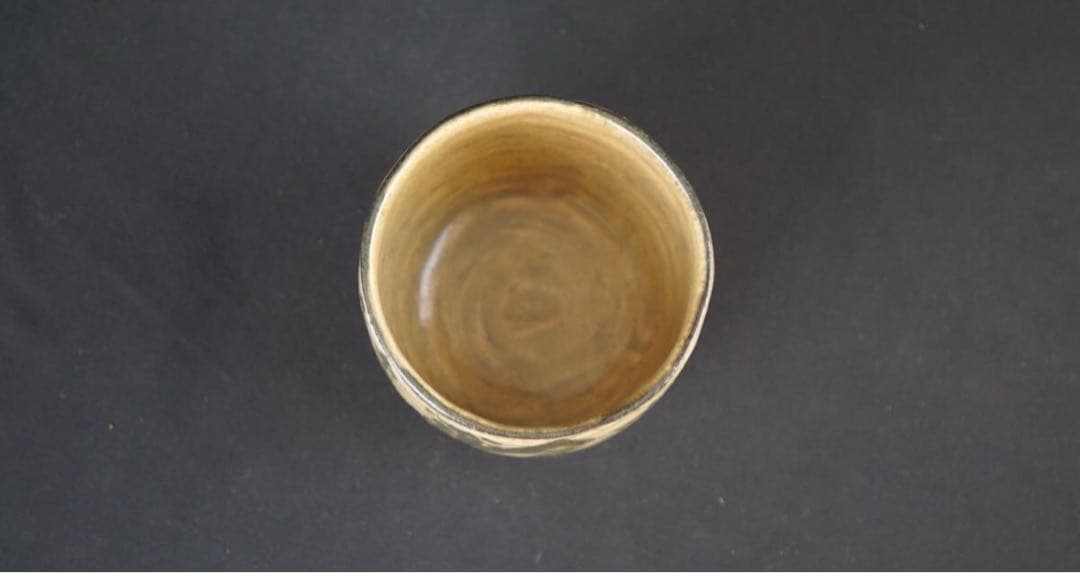 美濃乾山窯 初代 水野秋艸 作 乾山省銘 山水画賛 茶碗 共箱 共布 茶道具