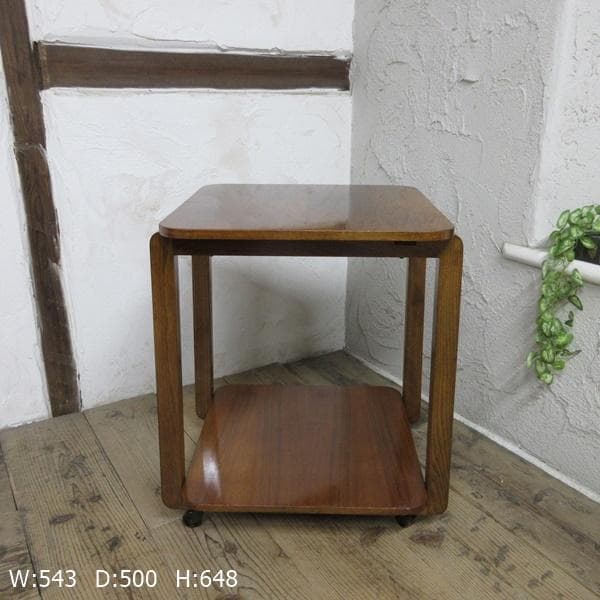 イギリス アンティーク 家具 キッチンワゴン トロリー キャスター付 6791c