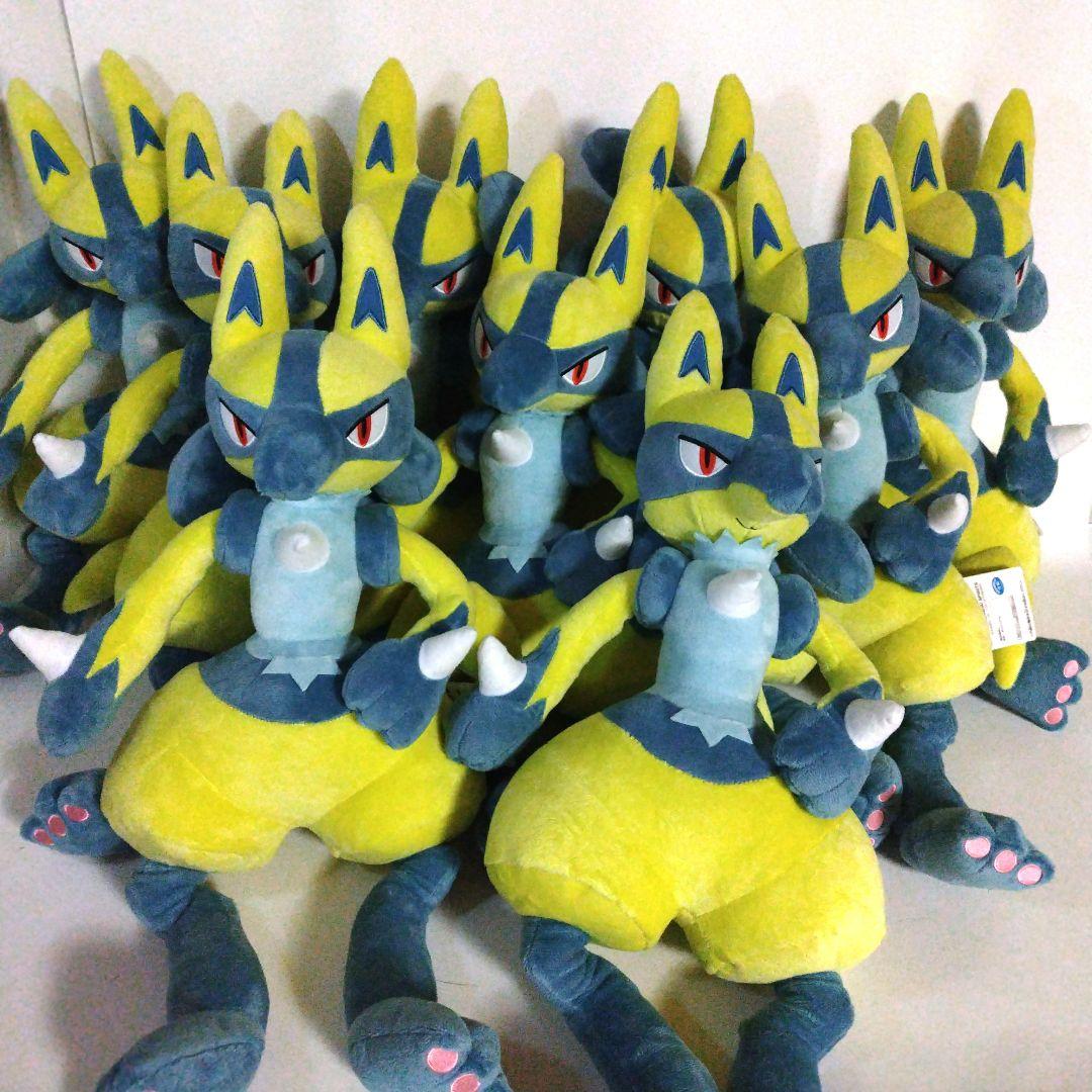 ポケットモンスター めちゃもふぐっとぬいぐるみ 黄色いルカリオ 9体セット