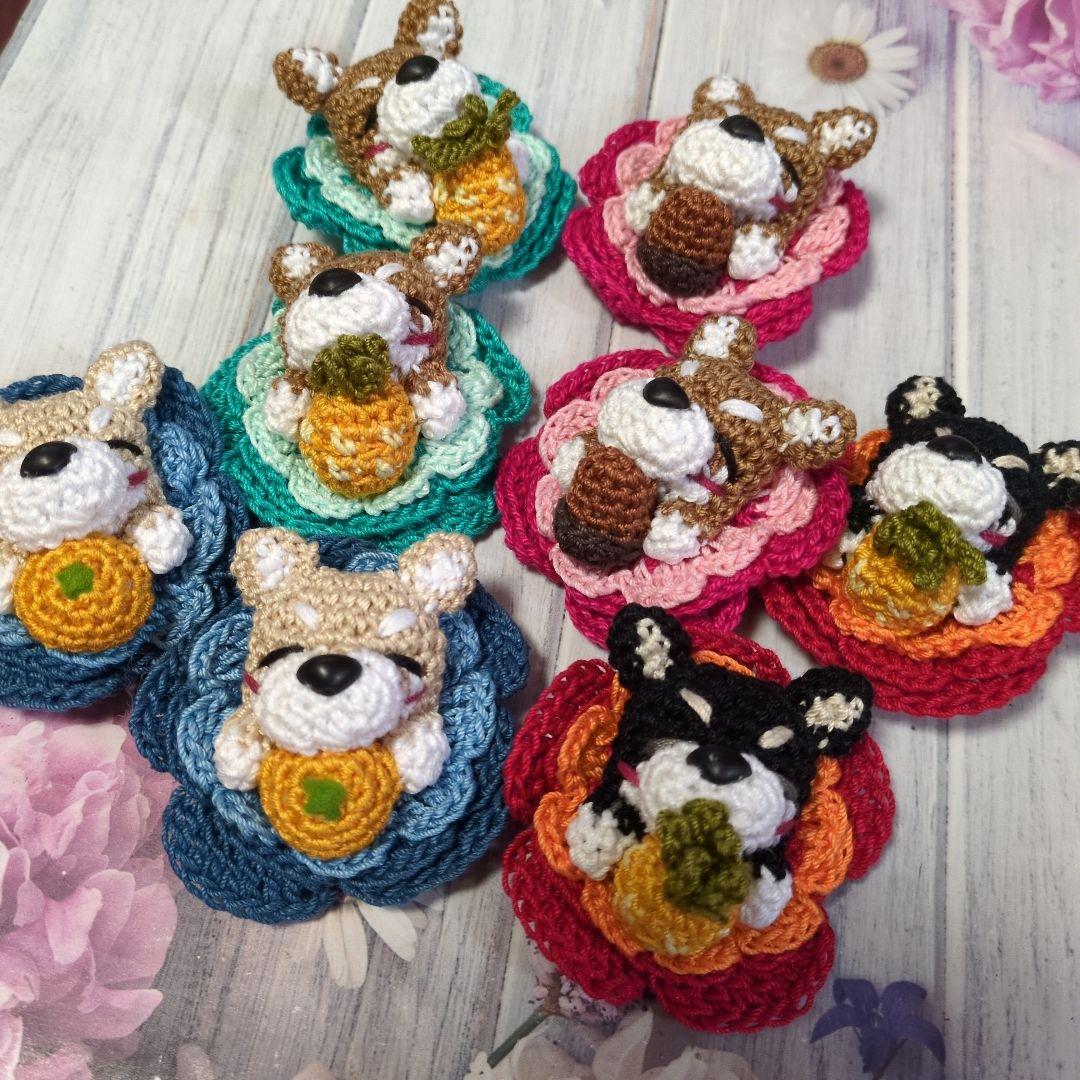 花付きあみぐるみ　39個