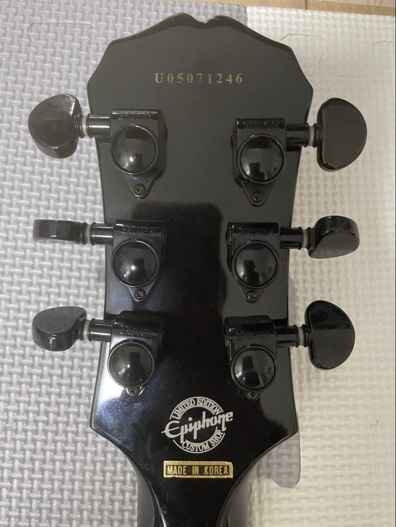 鷹*様 エピフォン レスポールカスタム　ミッドナイト2005年モデル