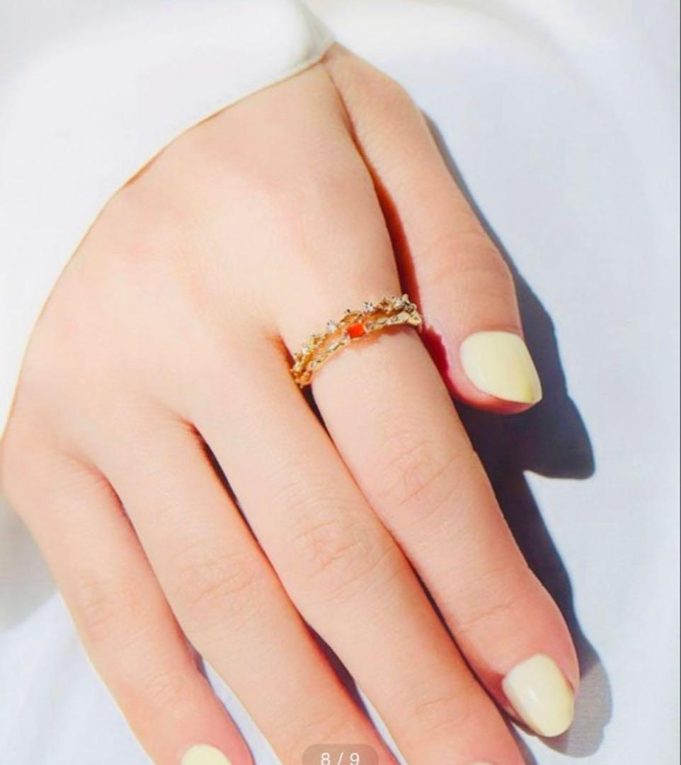 【NOJESS】K10マーキスカーネリアンリング