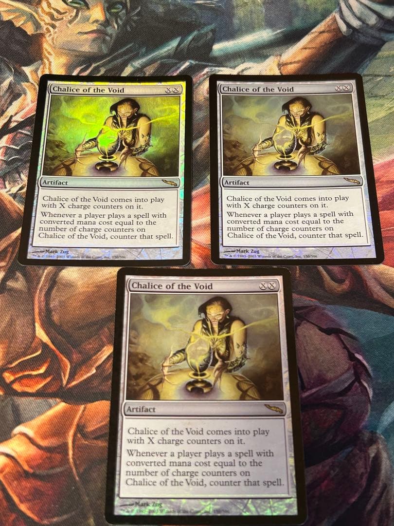 虚空の杯/英語版/foil/3枚セット