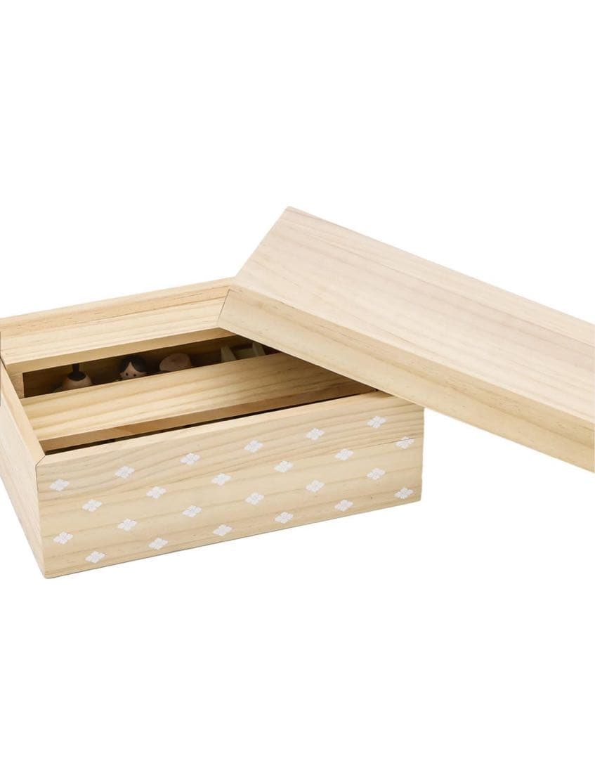 サリュひな祭り　木製雛人形セット