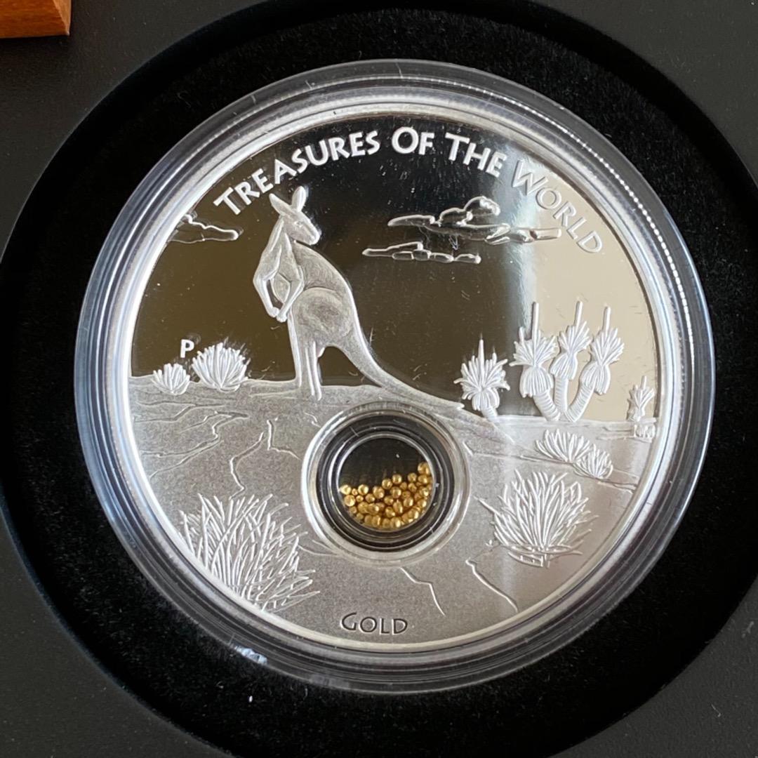 オーストラリア 世界の宝物 オーストラリア シルバー ゴールド(金)付き