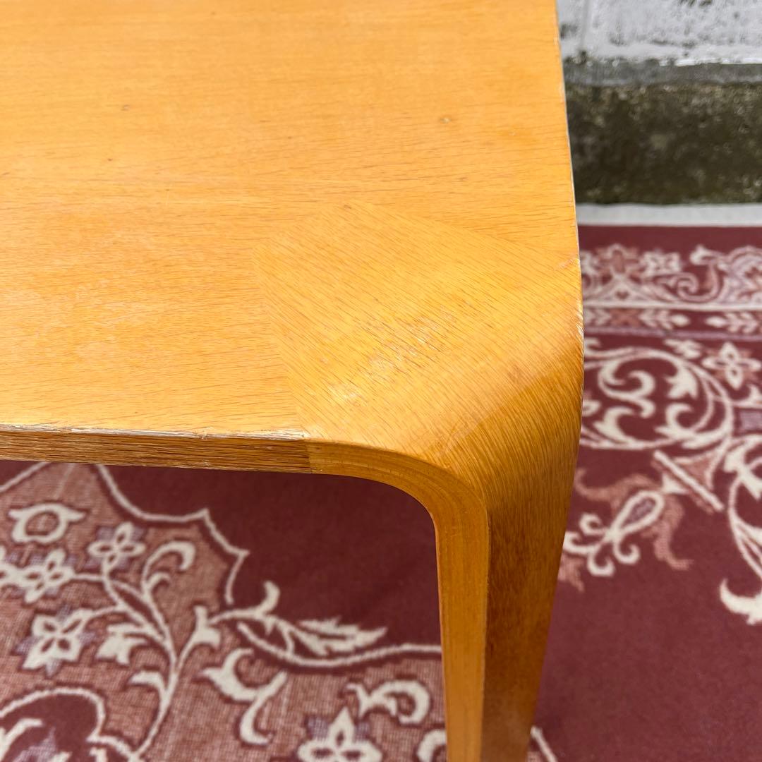 天童木工 Tendo ◾️木製プライウッド サイドテーブル コーヒーテーブル