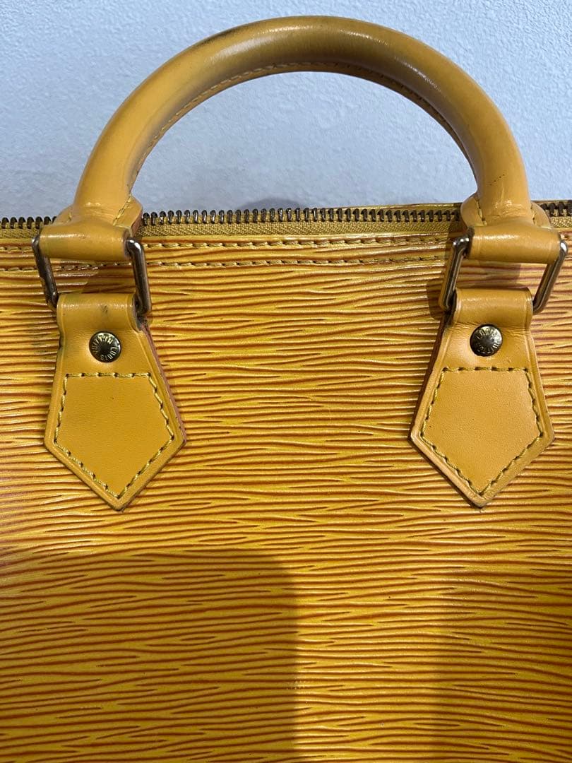 ルイヴィトン エピ スピーディ25 タッシリイエロー ハンドバッグ 正規品