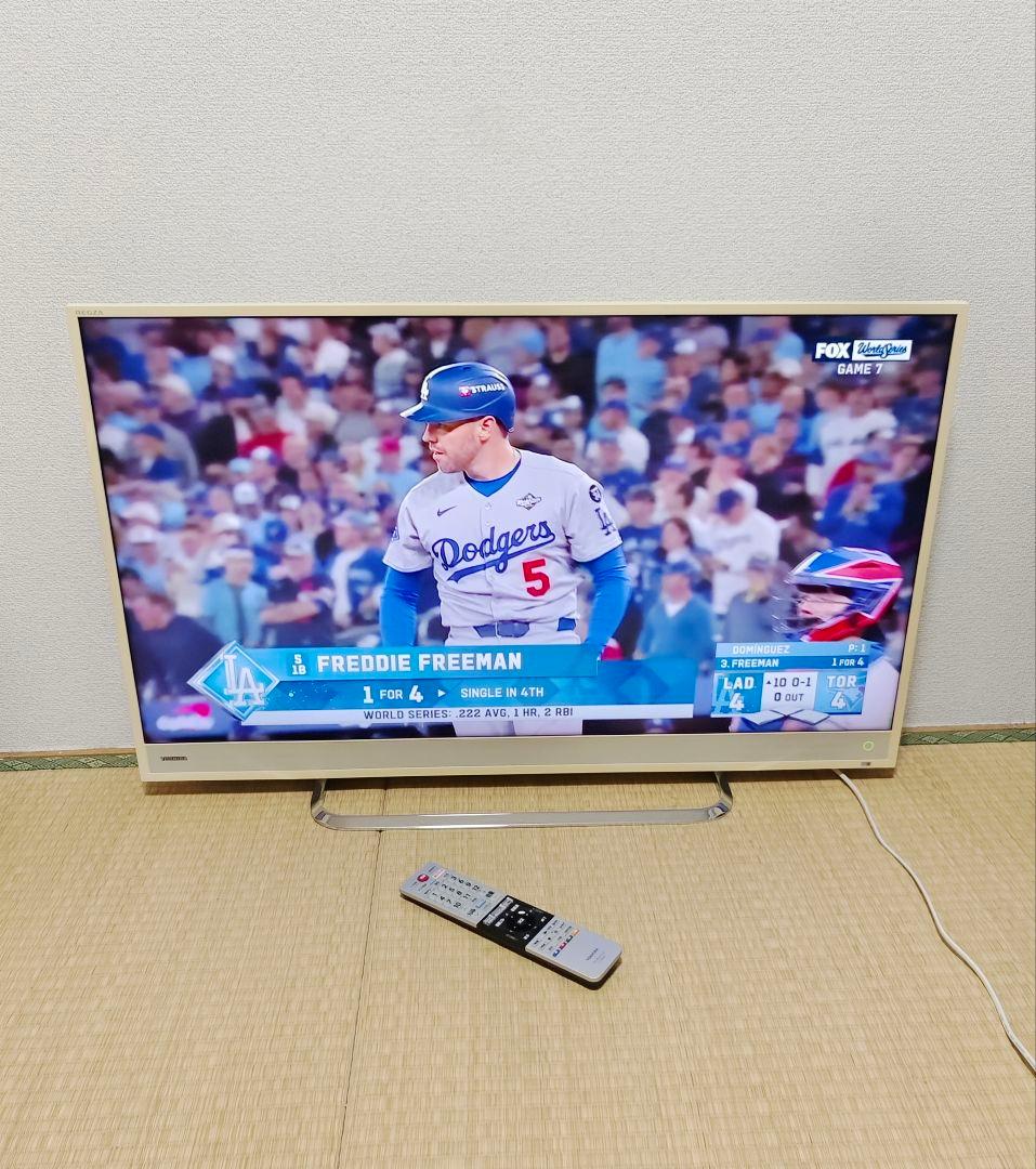 まちこ //////////4K東芝 40型 スマートテレビ✨映り超綺麗