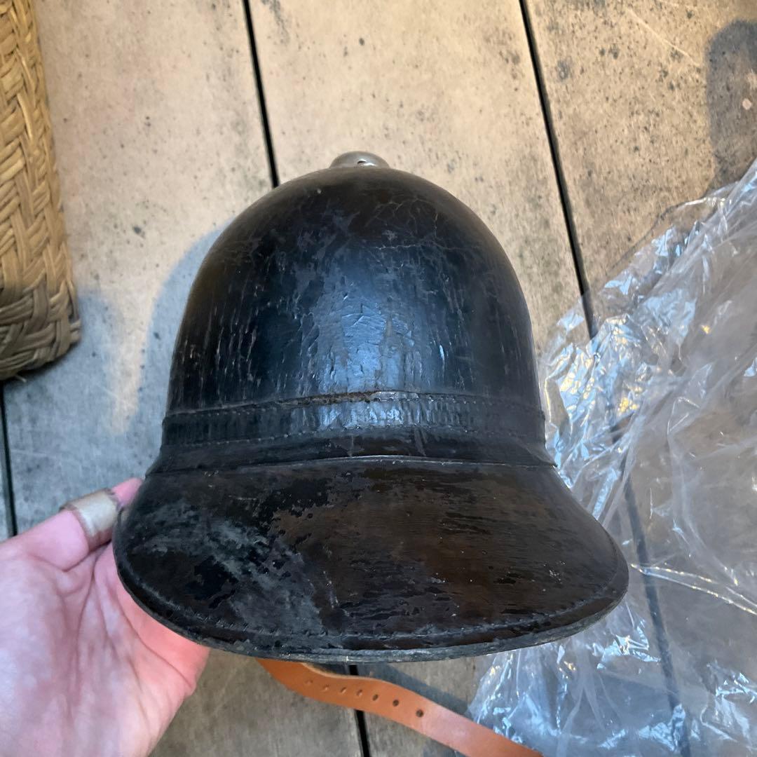 戦前消防士ヘルメット