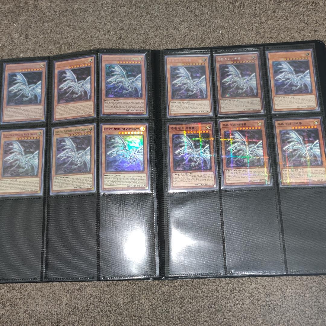 【希少型番多数】青眼の白龍 108枚、青眼の亜白龍 27枚 バインダー セット