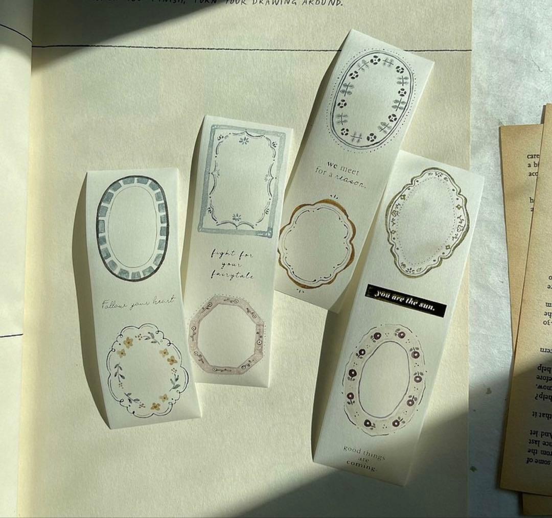 ⑤☆海外マステ☆ Pion さん 箔押し 紙上製器所 フラワートレイ