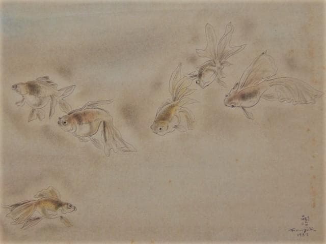 Tsuguharu Foujita、藤田嗣治【SIX POISSONS】