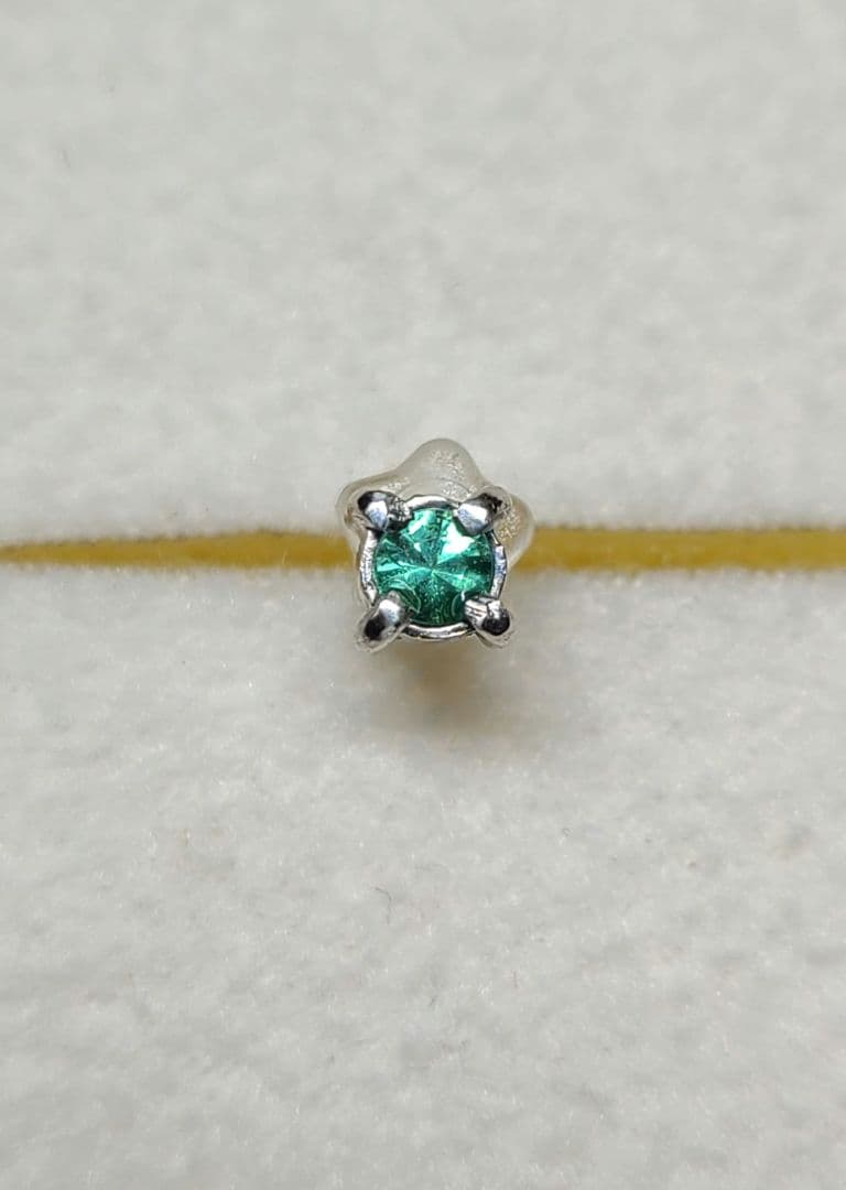 moca★ブラジルバターリャパライバトルマリン★ピアスオーダー