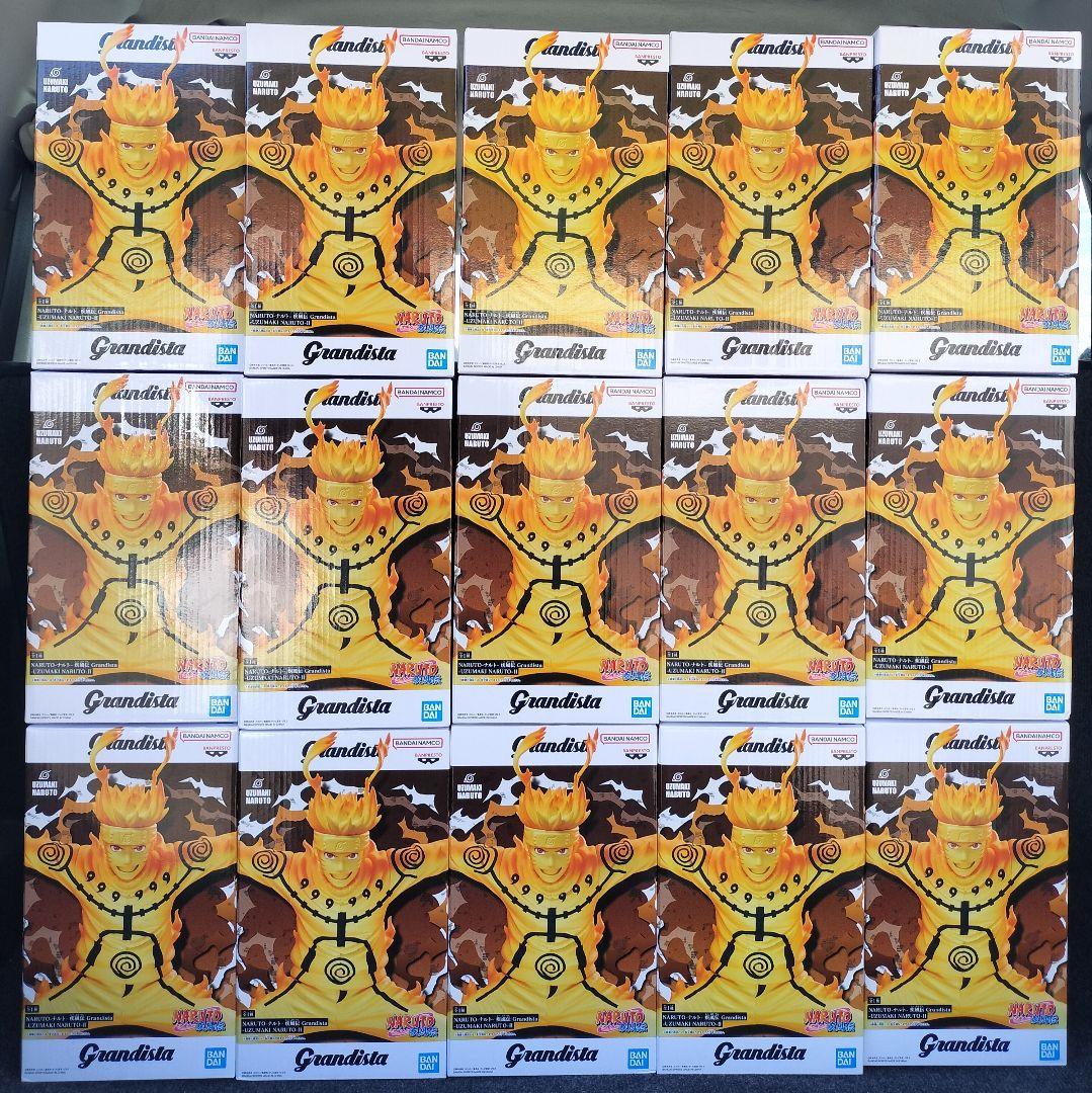 NARUTO疾風伝Grandista うずまきナルト-Ⅱフィギュア 15体セット