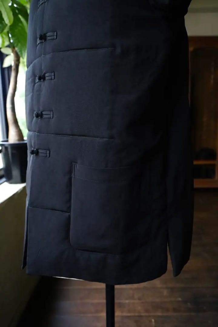 Yohji オム 25AW リバーシブル中綿ブラウス 黒 3