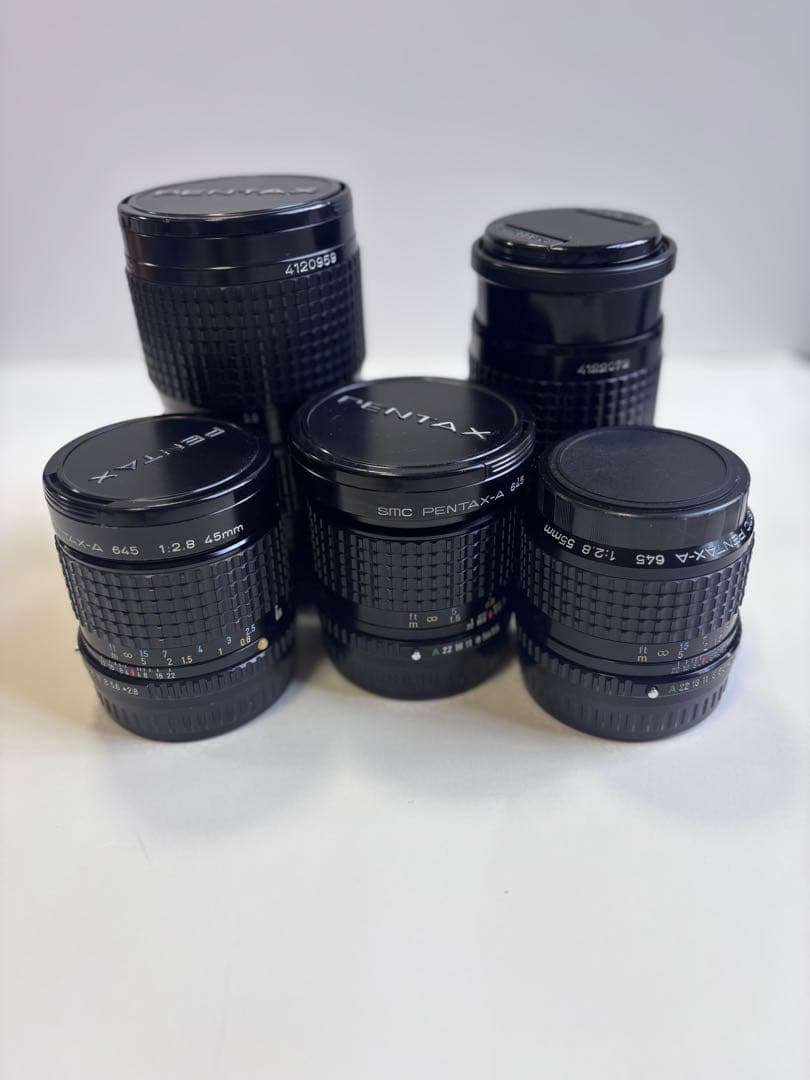【大幅値下げ！美品】 PENTAX645N ボディ＆レンズ5本セット