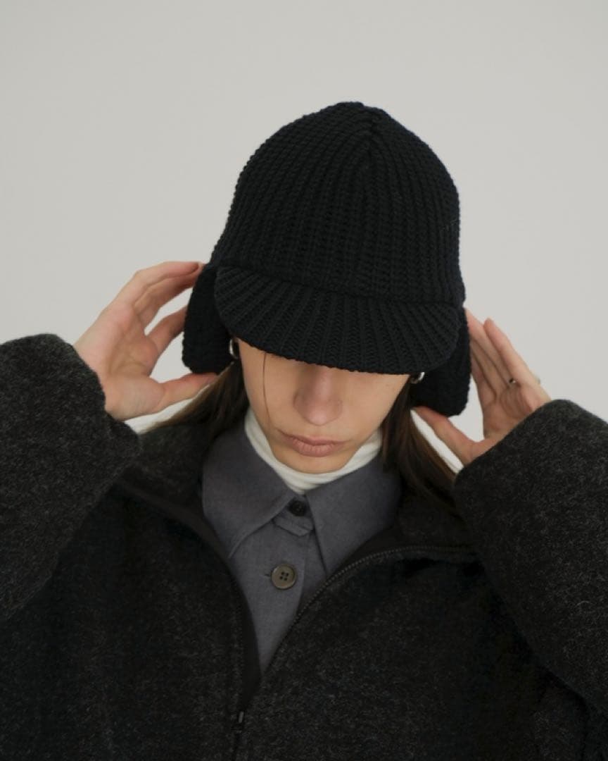 kijima takayuki ✖️clane wool knit ear cap