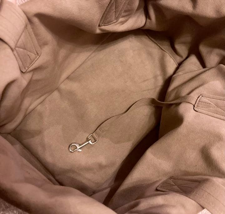 【美品】スーザンランシー オーダー キャリーバッグ ブラウン×ライトブルー