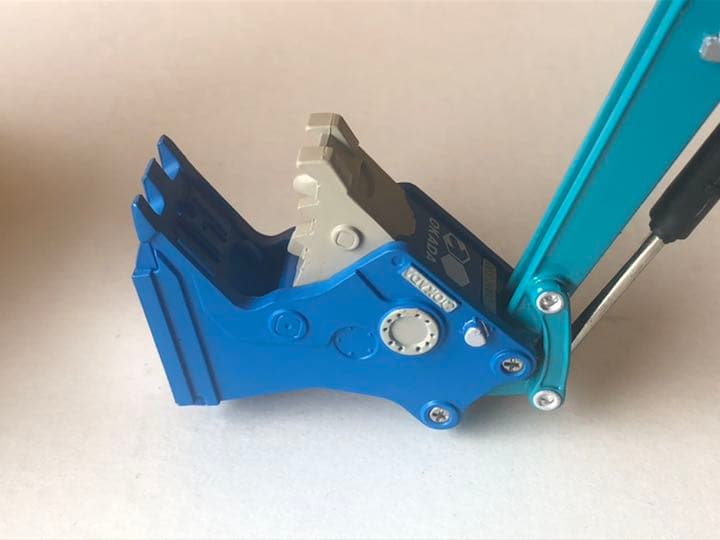 クボタ　ミニチュア　ユンボ カスタム　ショベルカー　解体　ミニユンボ