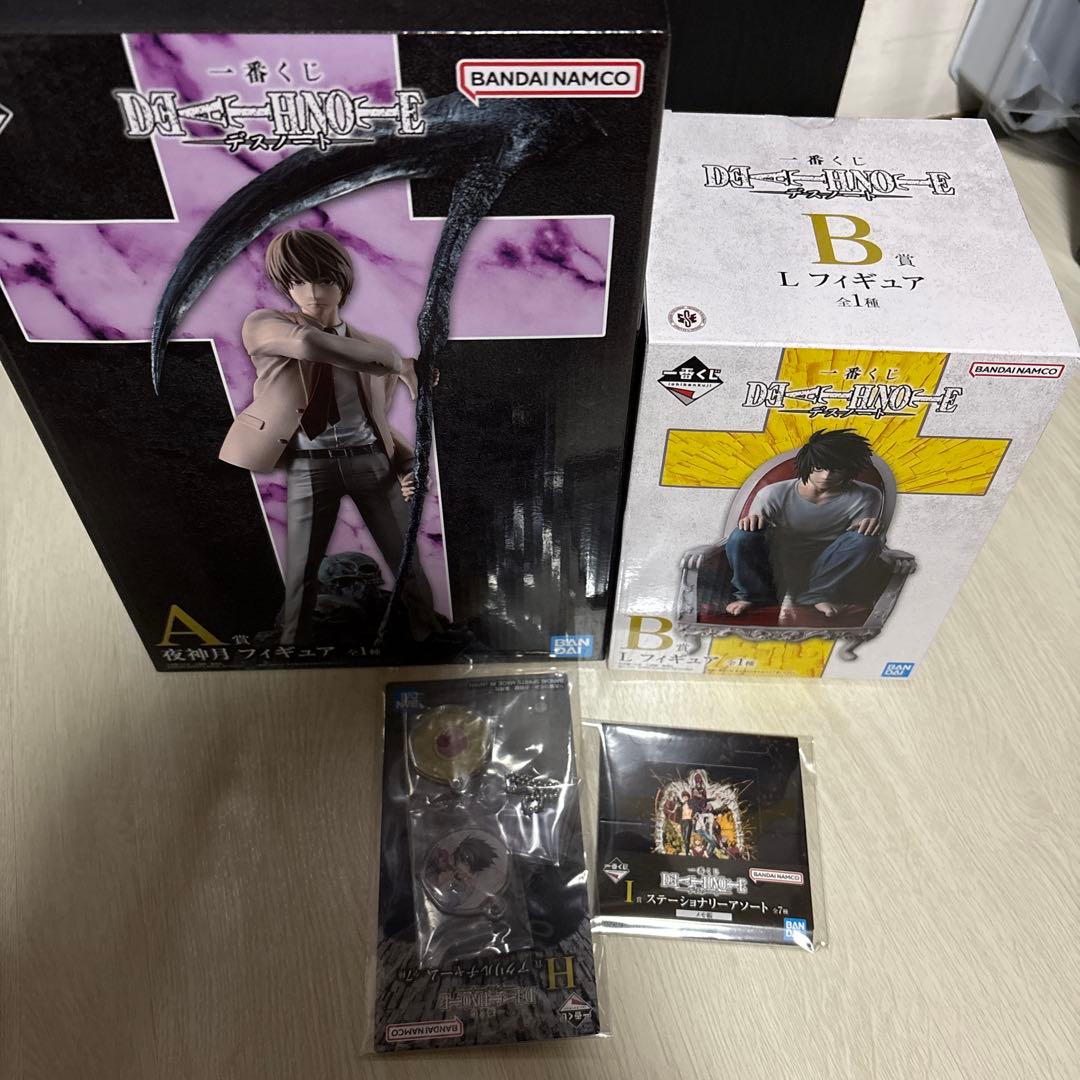 値下げ中！デスノート 一番くじ 夜神月 L フィギュア 等